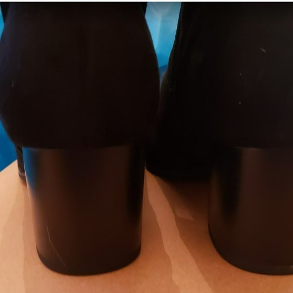 Comfortview Women's Black Suede Wide Calf Boot 8.5 WW NIB - Picture 4 of 5